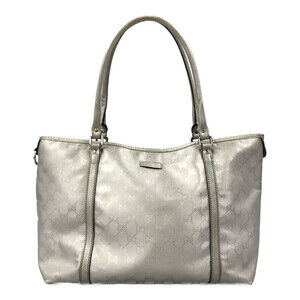 Gucci GG Imprime Joy Tote Bag metallic silver